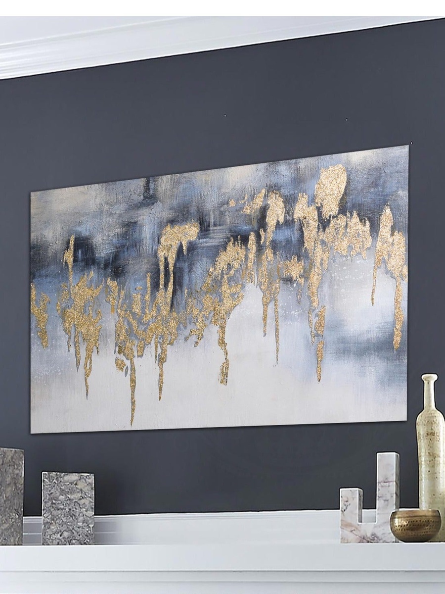 Multicolor Abstract Painting Decorative Wall Art, 60cm x 40cm
