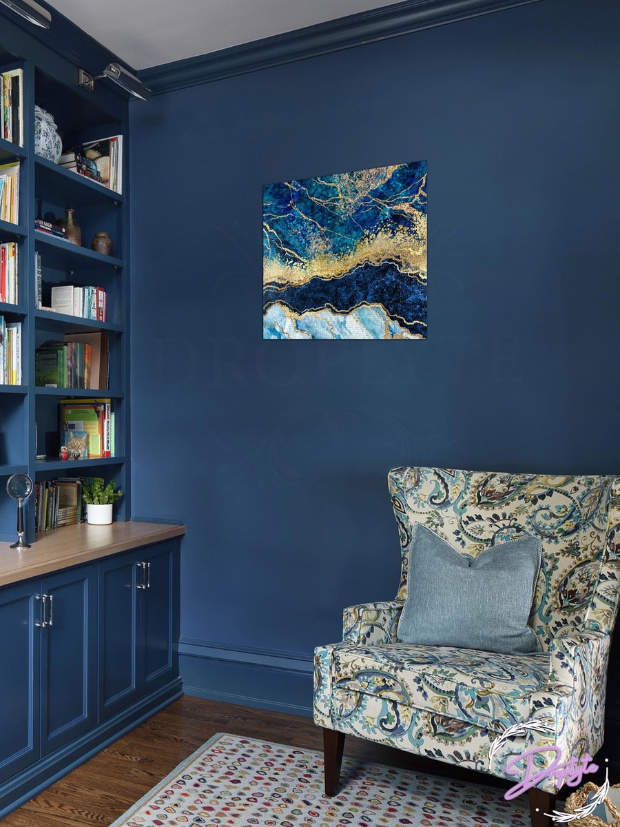 Multicolor Abstract Painting Decorative Wall Art, 30cm x 30cm