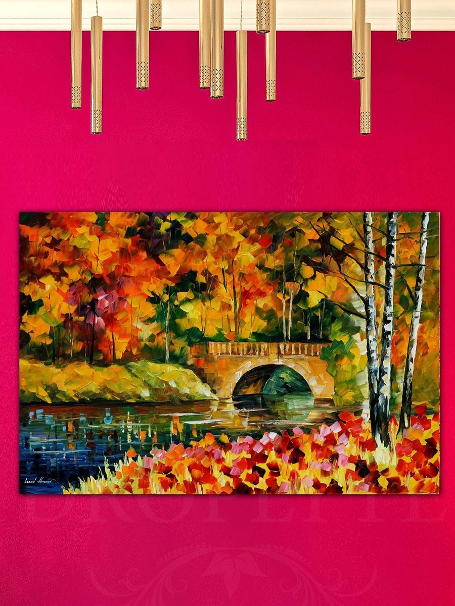 Beautiful 3D Bridge Painting Decorative Wall Art, 60cm x 40cm