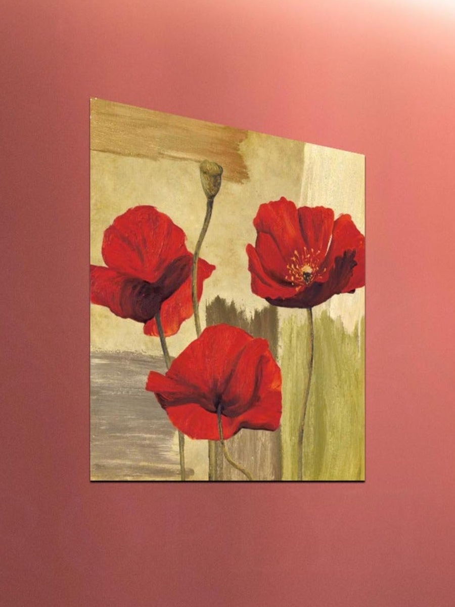 Multicolor Flowers Painting Decorative Wall Art, 30cm x 40cm
