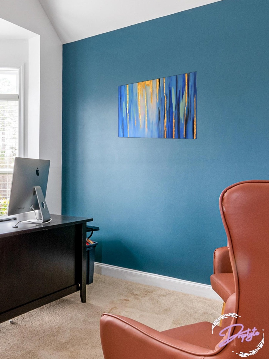 Multicolor Abstract Painting Decorative Wall Art, 60cm x 40cm