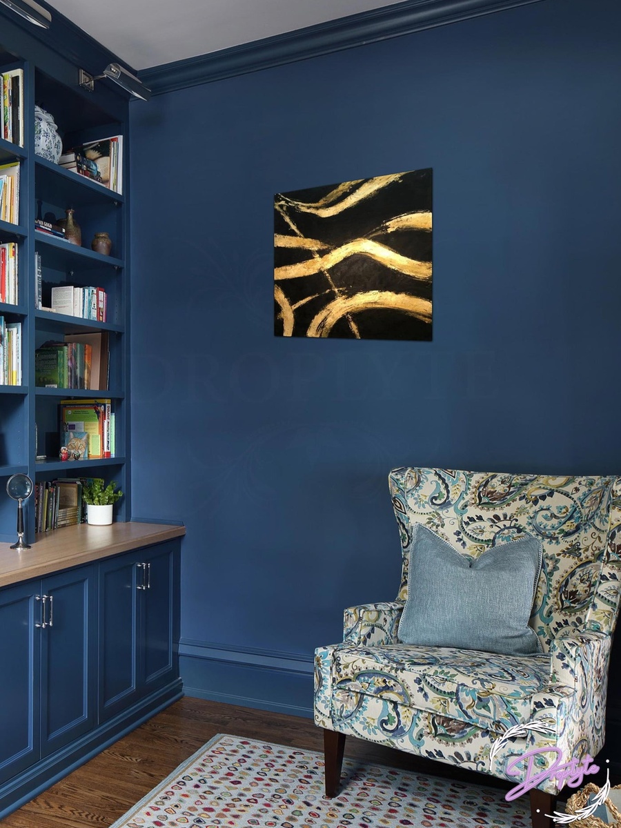 Multicolor Abstract Painting Canvas Decorative Wall Art, 30cm x 30cm