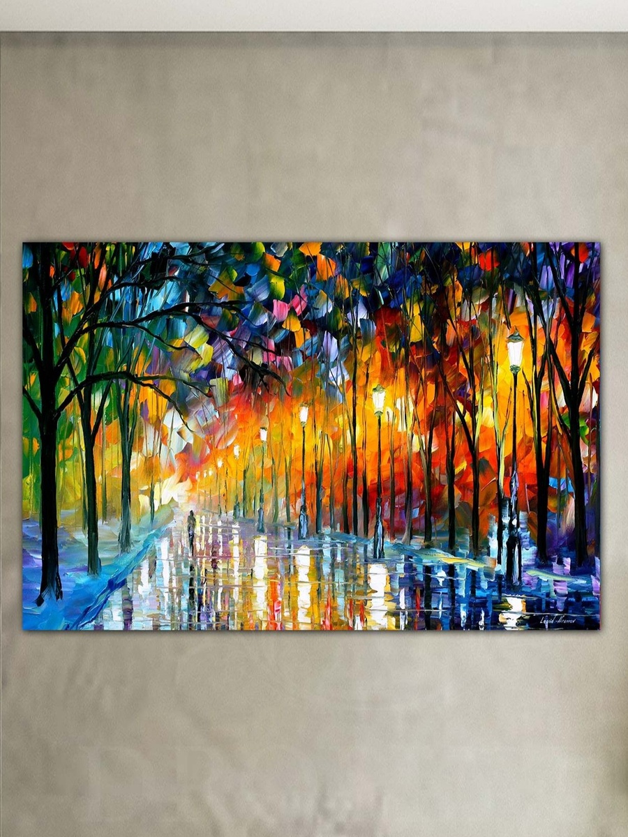 Colorful Street Abstract Painting Decorative Wall Art, 60cm x 40cm