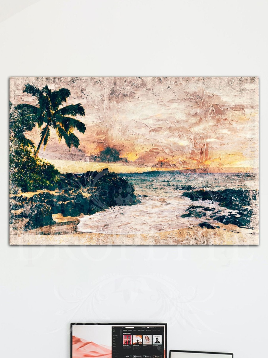 Beautiful Beech Painting Decorative Wall Art, 60cm x 40cm