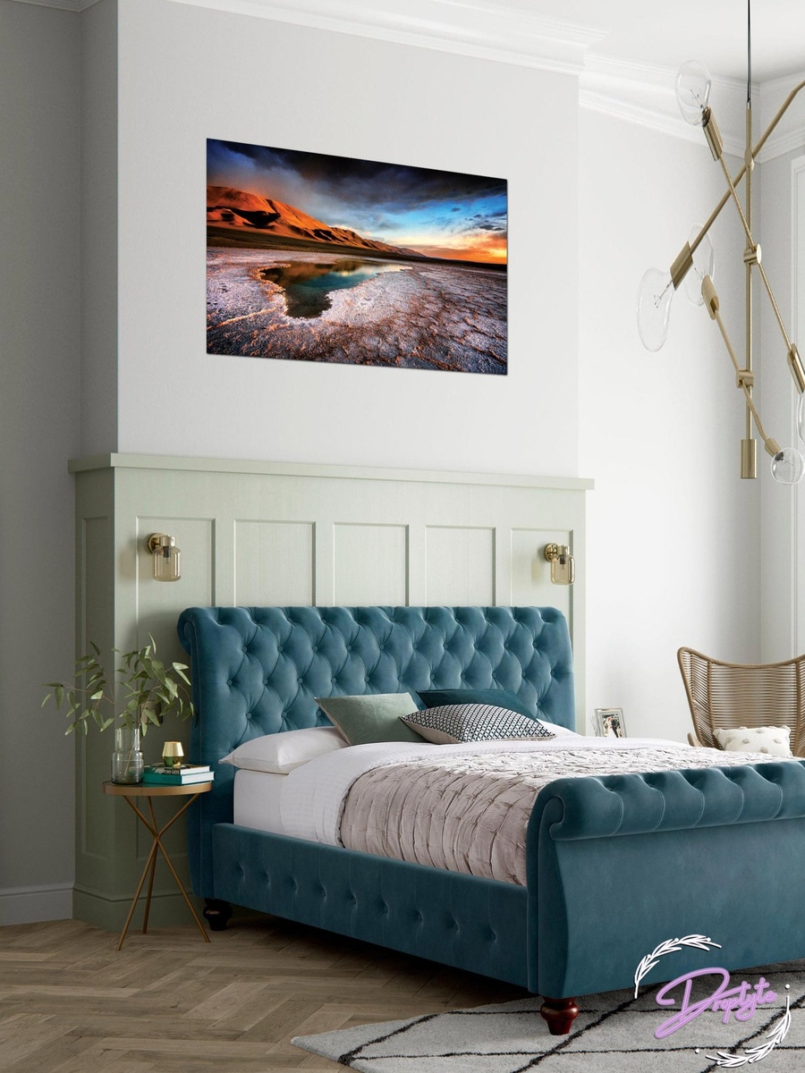Beautiful Nature Wall Art Canvas with Wooden Frame, 60cm x 40cm