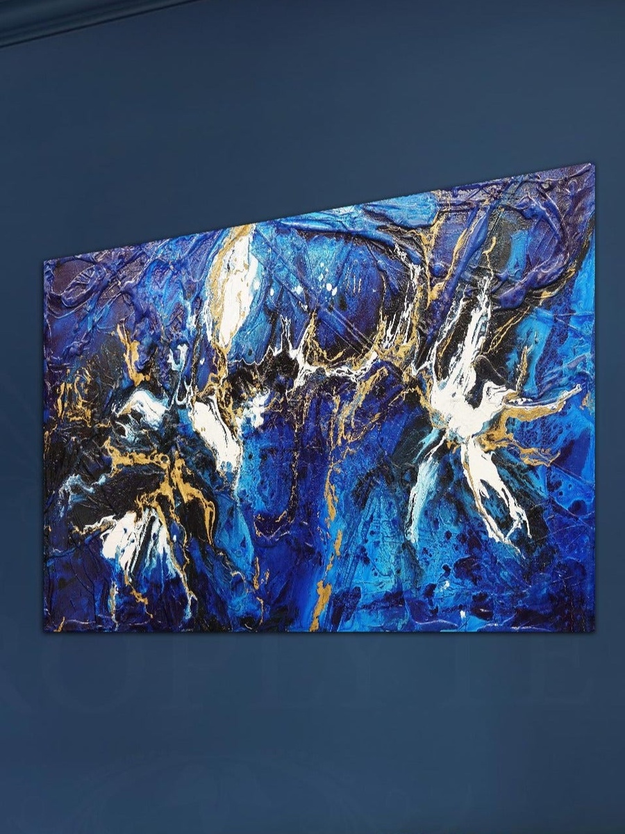 Multicolor Abstract Painting Decorative Wall Art, 60cm x 40cm