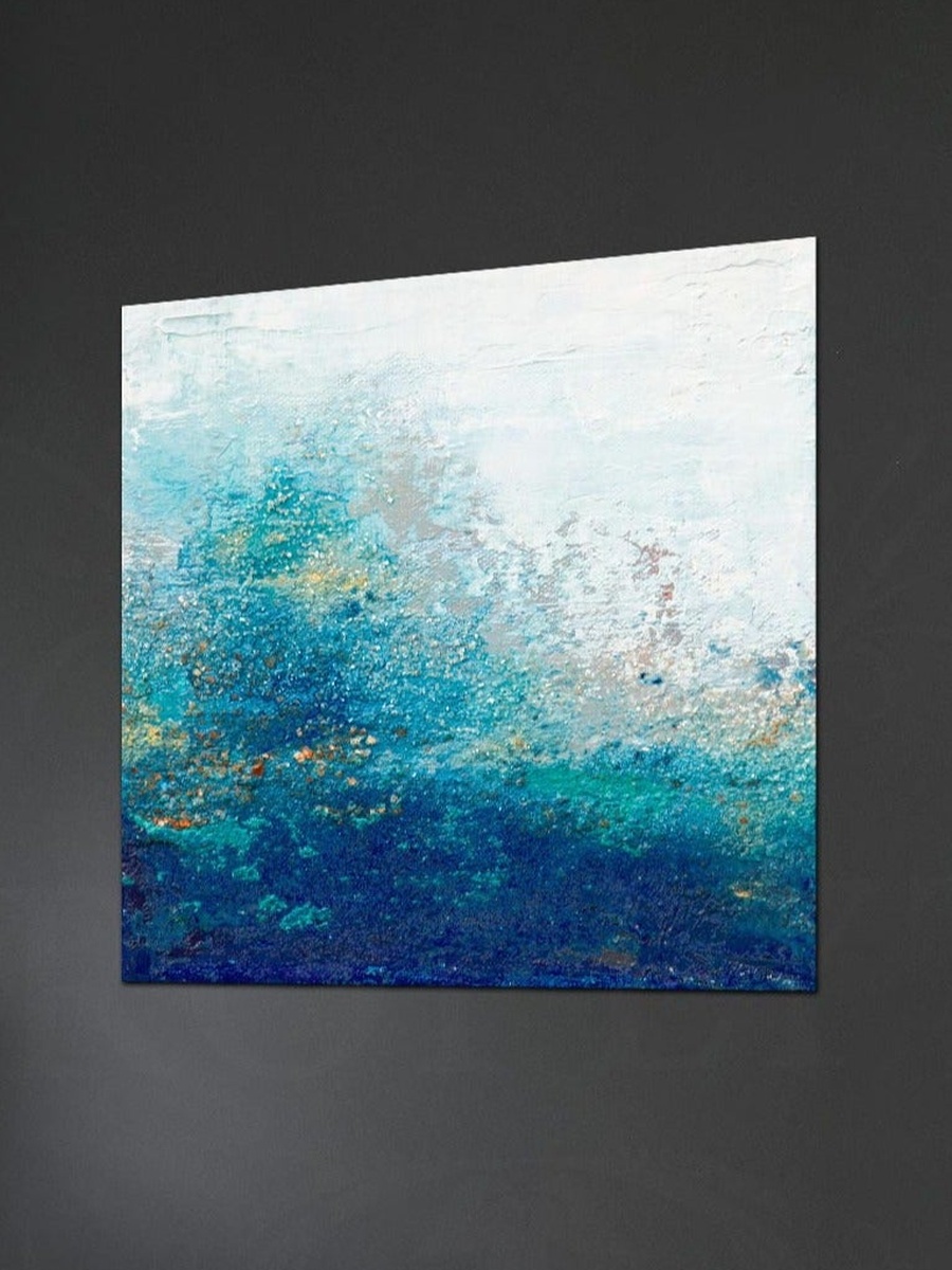 Multicolor Abstract Painting Decorative Wall Art, 50cm x 50cm