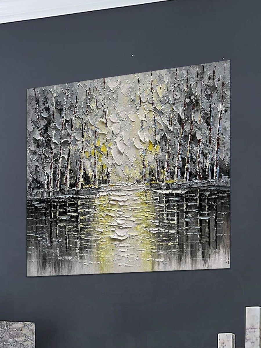 Multicolor Abstract Painting Decorative Wall Art, 50cm x 50cm
