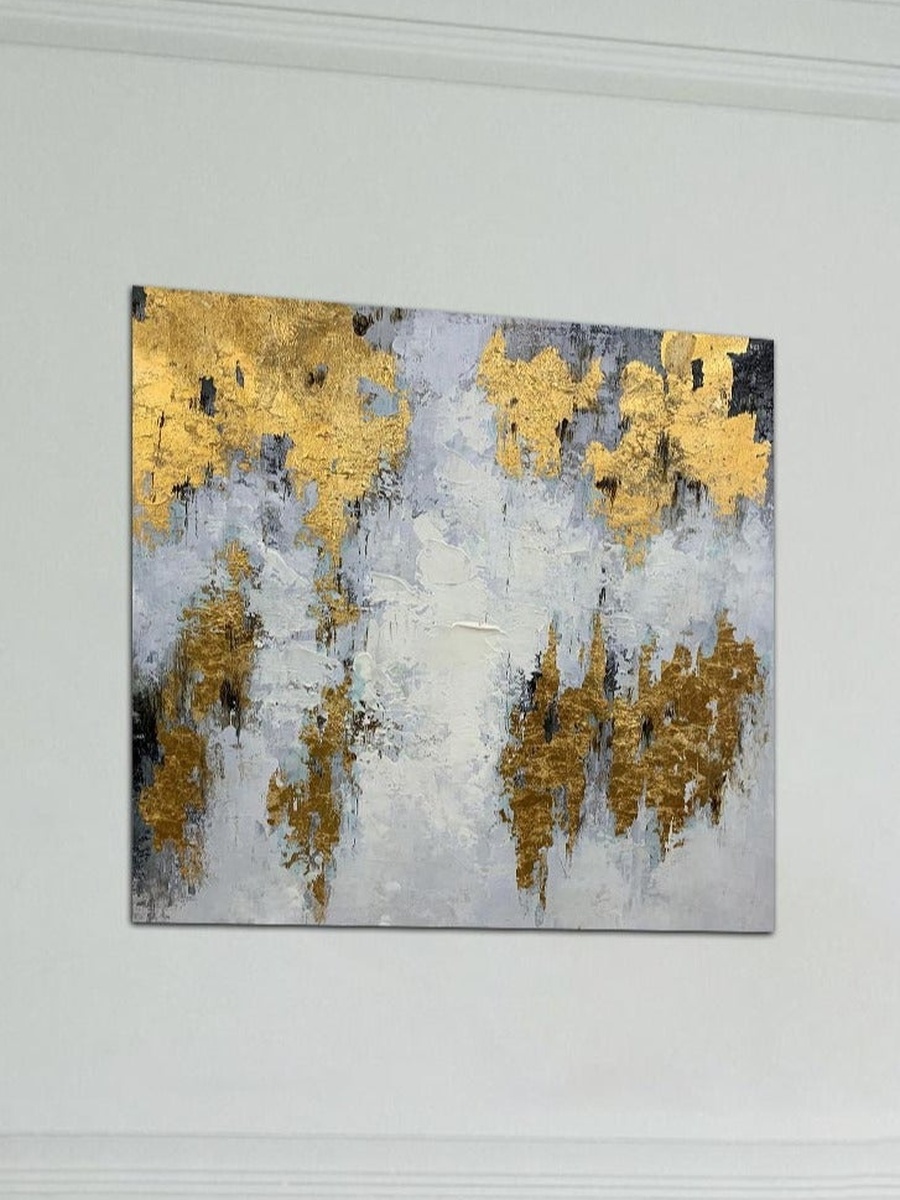 Multicolor Abstract Painting Decorative Wall Art, 30cm x 30cm