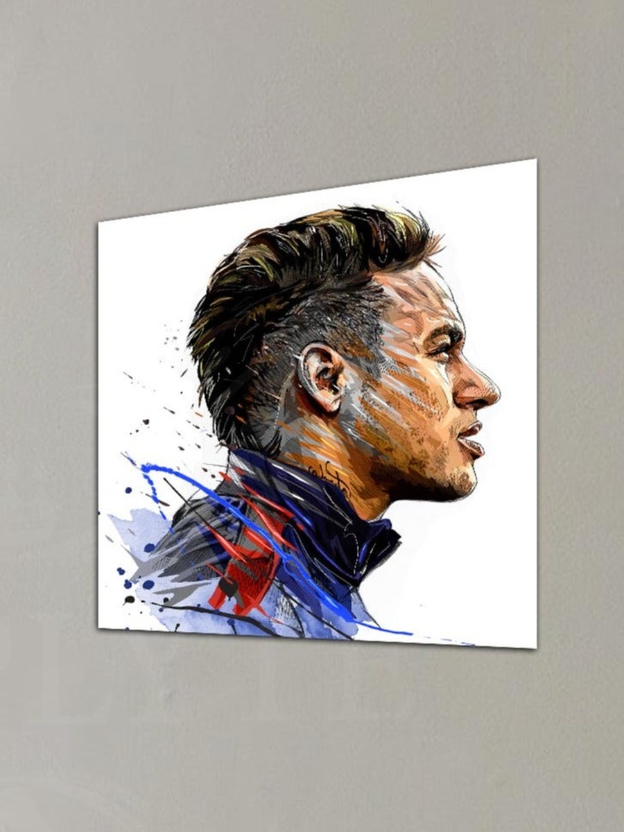 Neymar. Jr Player Painting Decorative Wall Art, 30cm x 30cm
