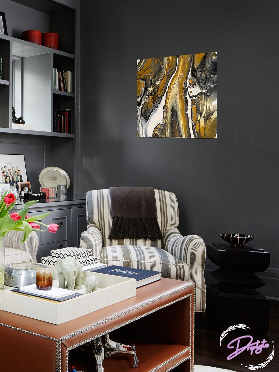 Multicolor Abstract Painting Decorative Wall Art, 50cm x 50cm