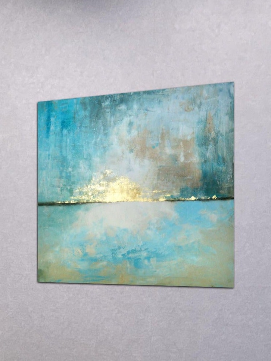 Multicolor Abstract Painting Decorative Wall Art, 50cm x 50cm
