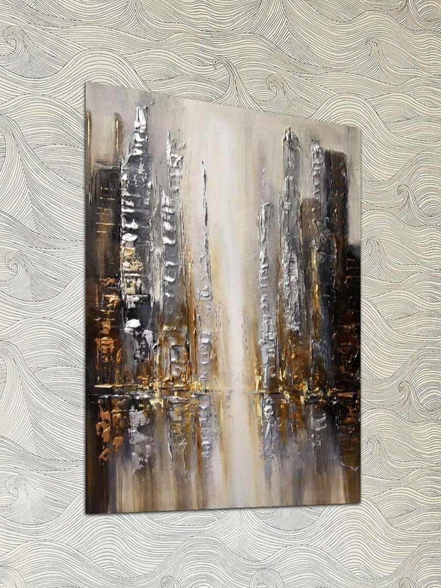 Multicolor Abstract Painting Decorative Wall Art, 40cm x 60cm