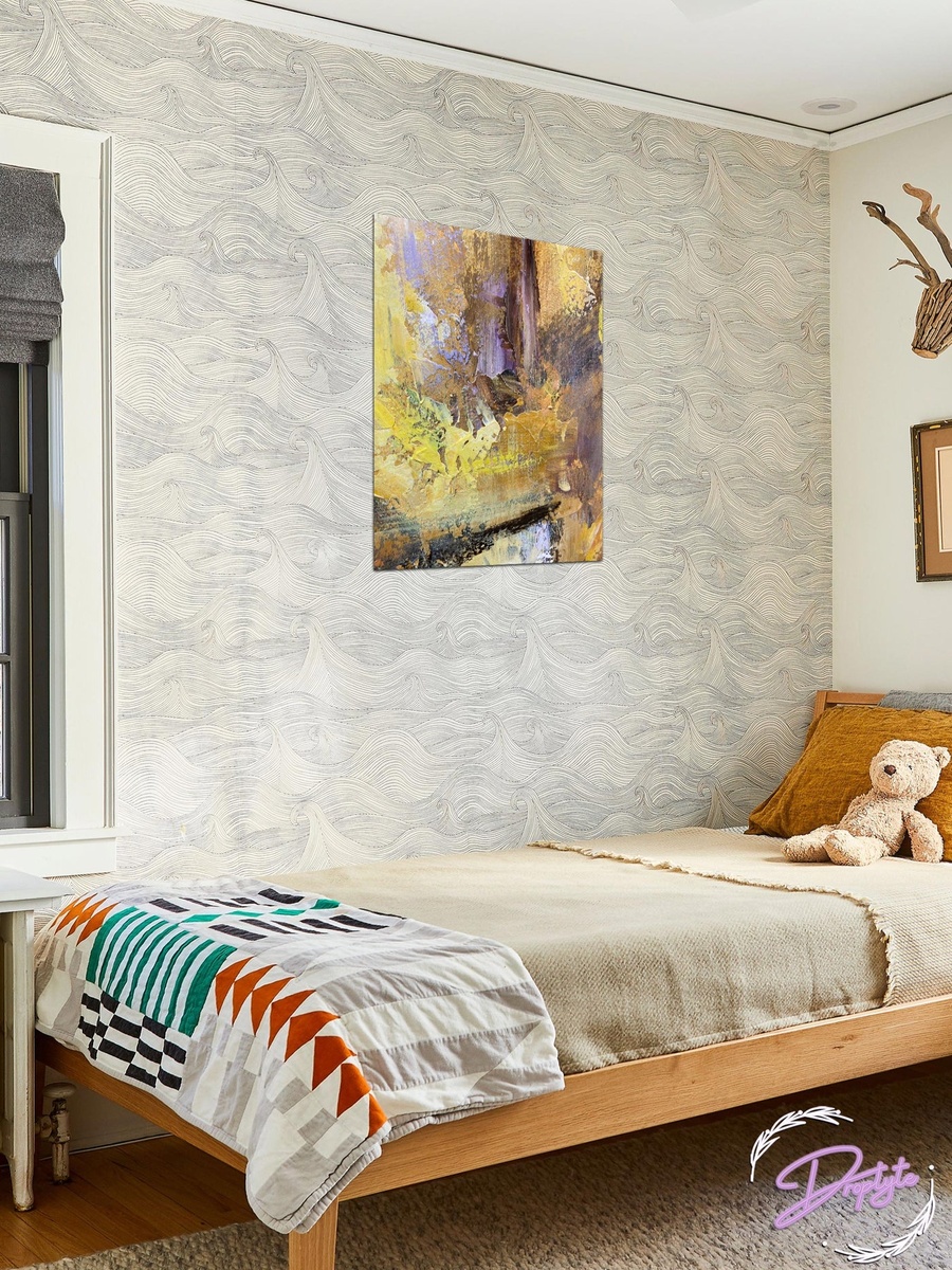 Multicolor Abstract Painting Decorative Wall Art, 40cm x 60cm