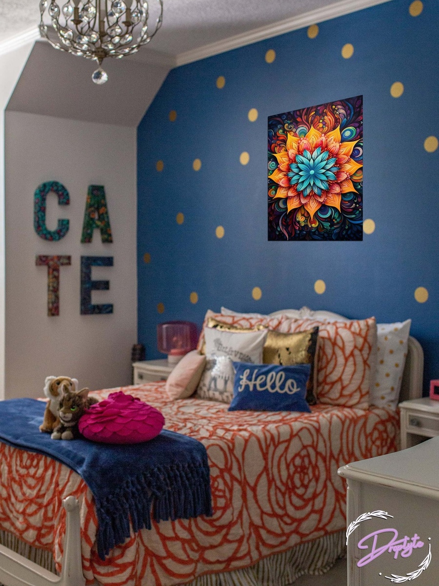 Digital Pattern Decorative Wall Art, 40cm x 60cm
