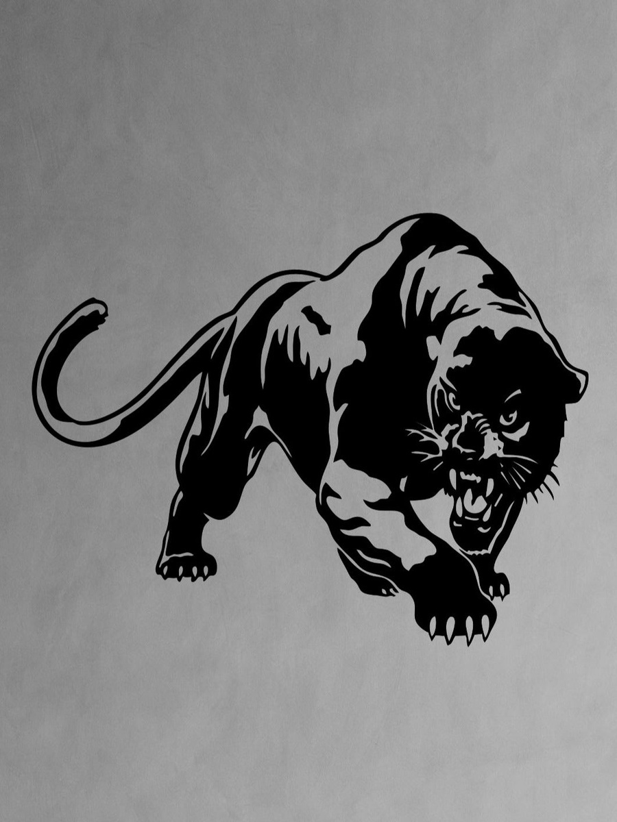 Wild Panther Wall Stickers Decor