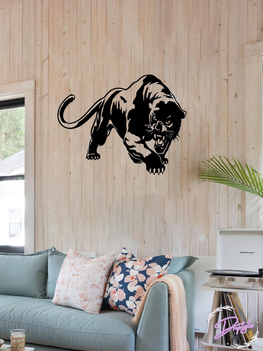 Wild Panther Wall Stickers Decor