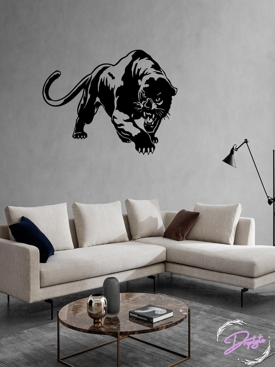 Wild Panther Wall Stickers Decor