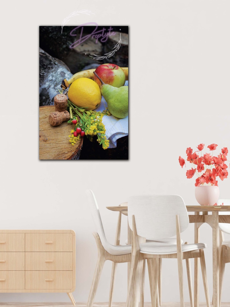 Beautiful Fresh Fruits Wall Art 40cm x 60cm