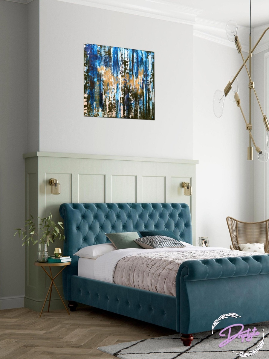 Multicolor Abstract Painting Decorative Wall Art, 30cm x 30cm