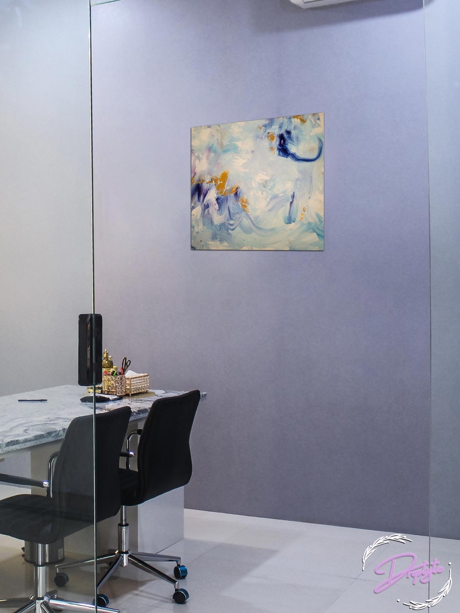 Multicolor Abstract Painting Decorative Wall Art, 50cm x 50cm