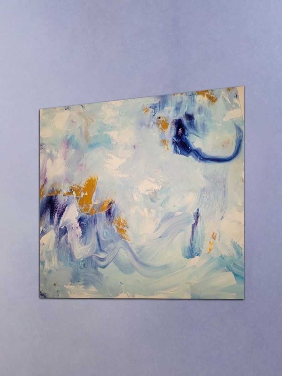 Multicolor Abstract Painting Decorative Wall Art, 50cm x 50cm