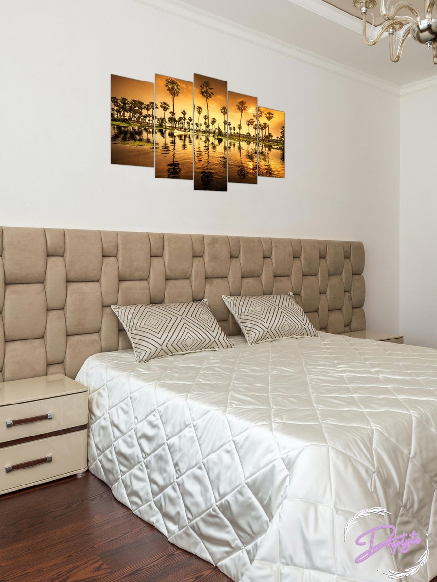 5-Piece Multicolor Landscape Decorative Wall Art 100cm x 60cm