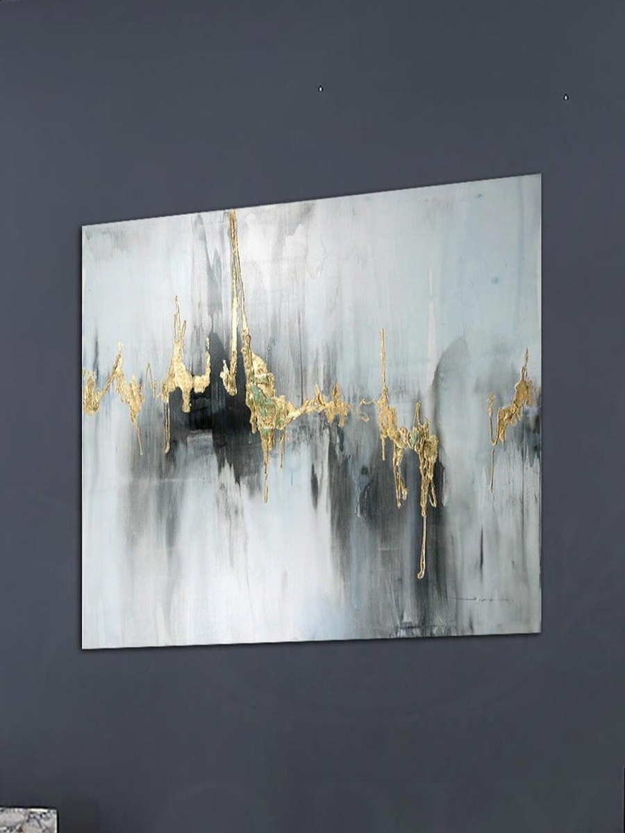 Multicolor Abstract Painting Decorative Wall Art, 30cm x 30cm