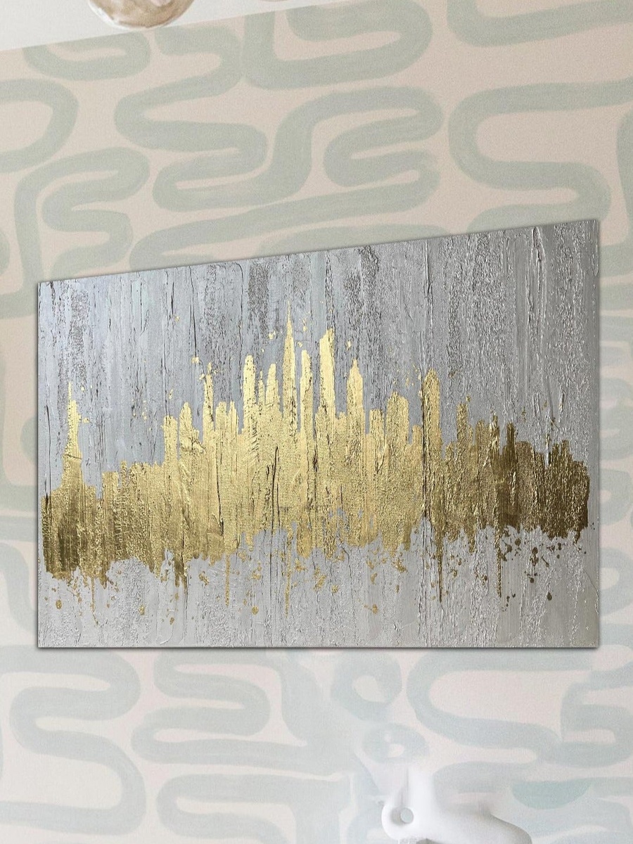 Multicolor Abstract Painting Decorative Wall Art, 60cm x 40cm