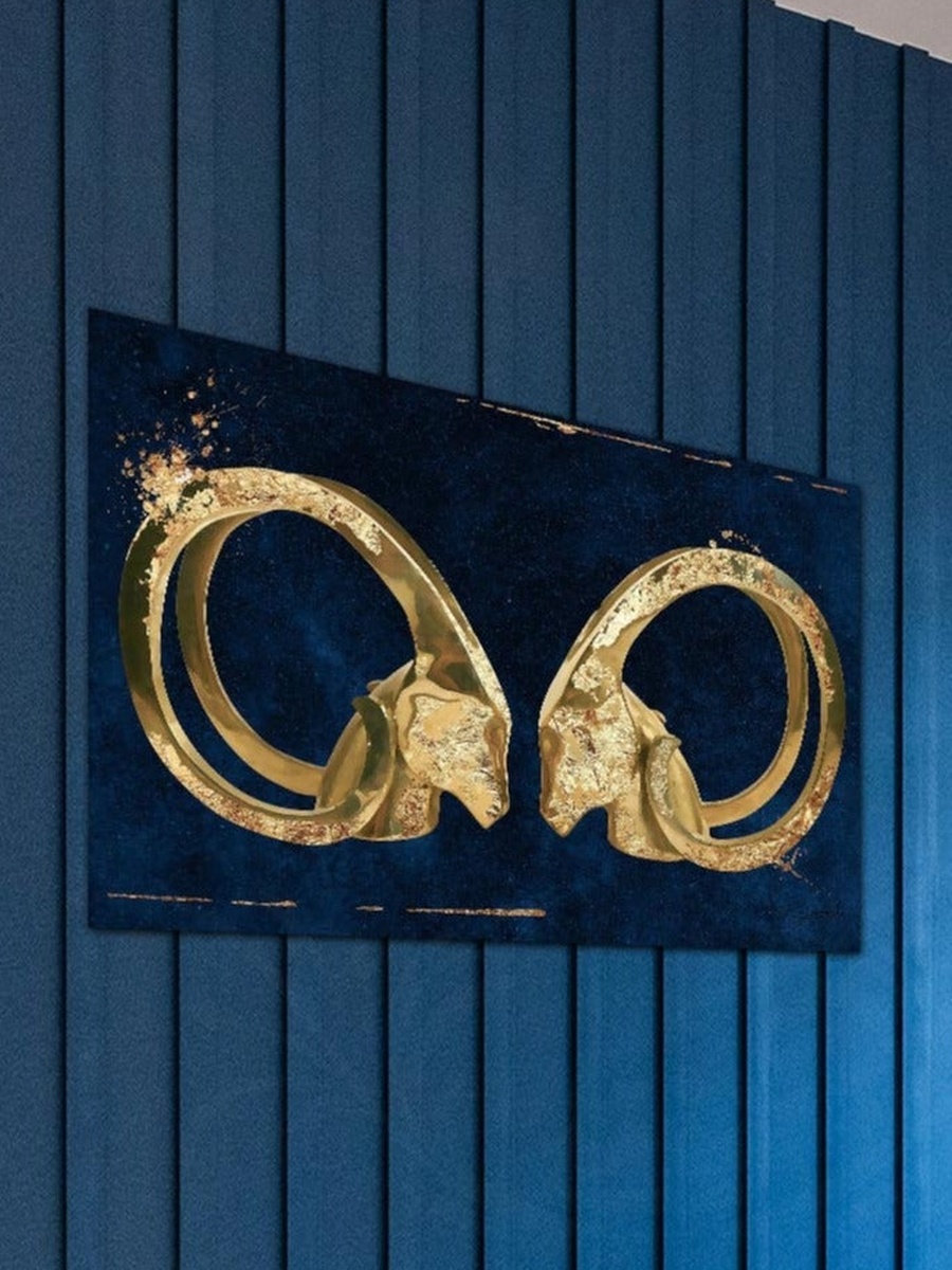Multicolor Deer Canvas Decorative Wall Art, 60cm x 40cm