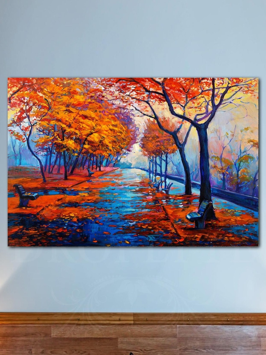 The Autumn Season Painting Decorative Wall Art, 60cm x 40cm