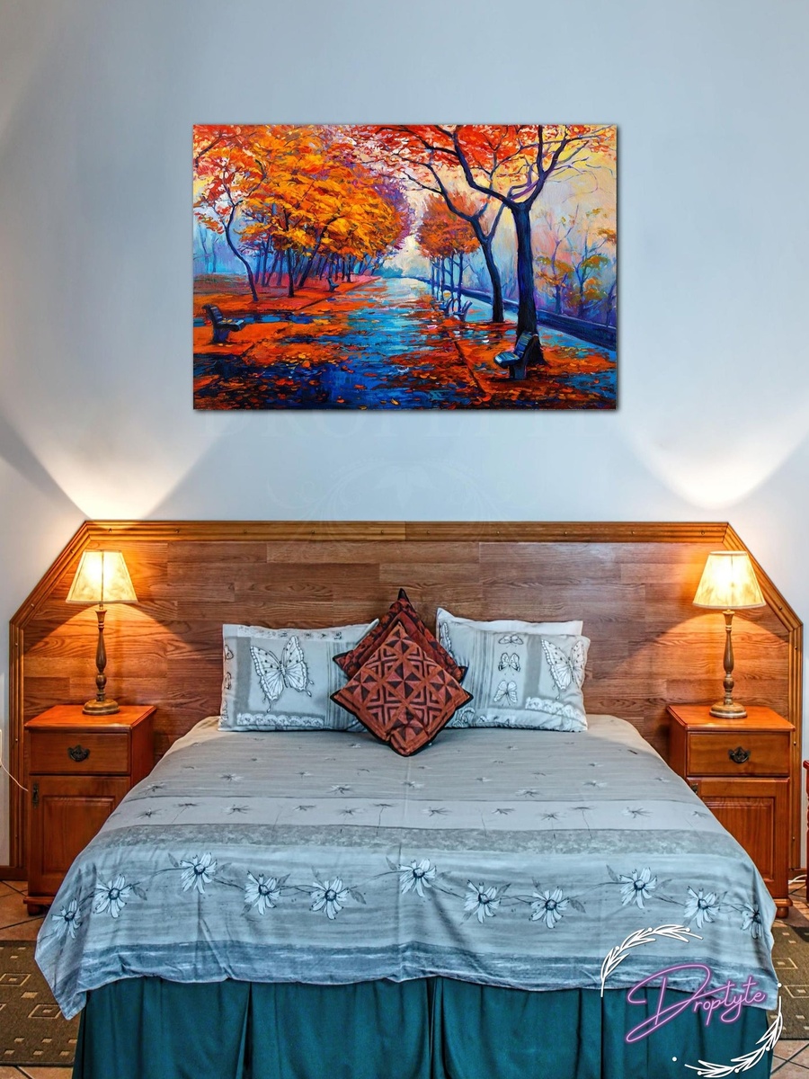 The Autumn Season Painting Decorative Wall Art, 60cm x 40cm