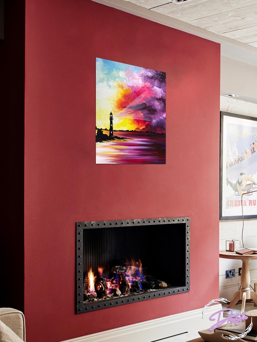 Multicolor Abstract Painting Decorative Wall Art, 40cm x 60cm