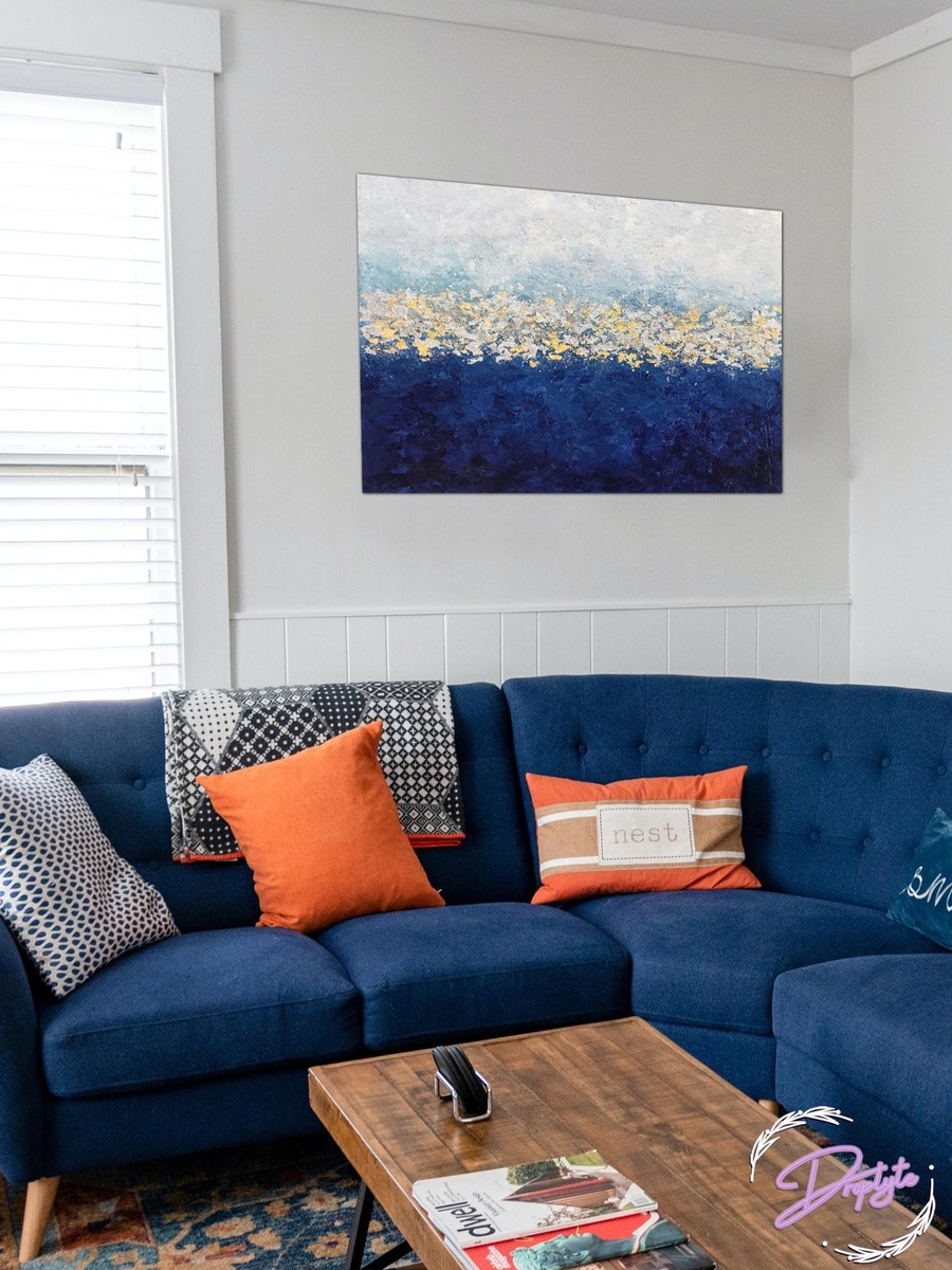 Multicolor Abstract Painting Decorative Wall Art, 60cm x 40cm