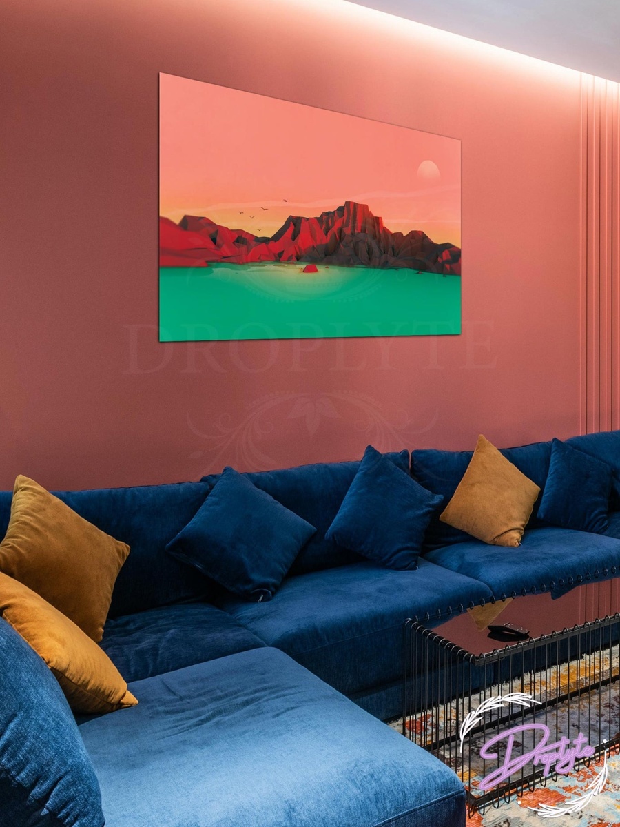 Beautiful Nature Wall Art Canvas with Wooden Frame, 60cm x 40cm