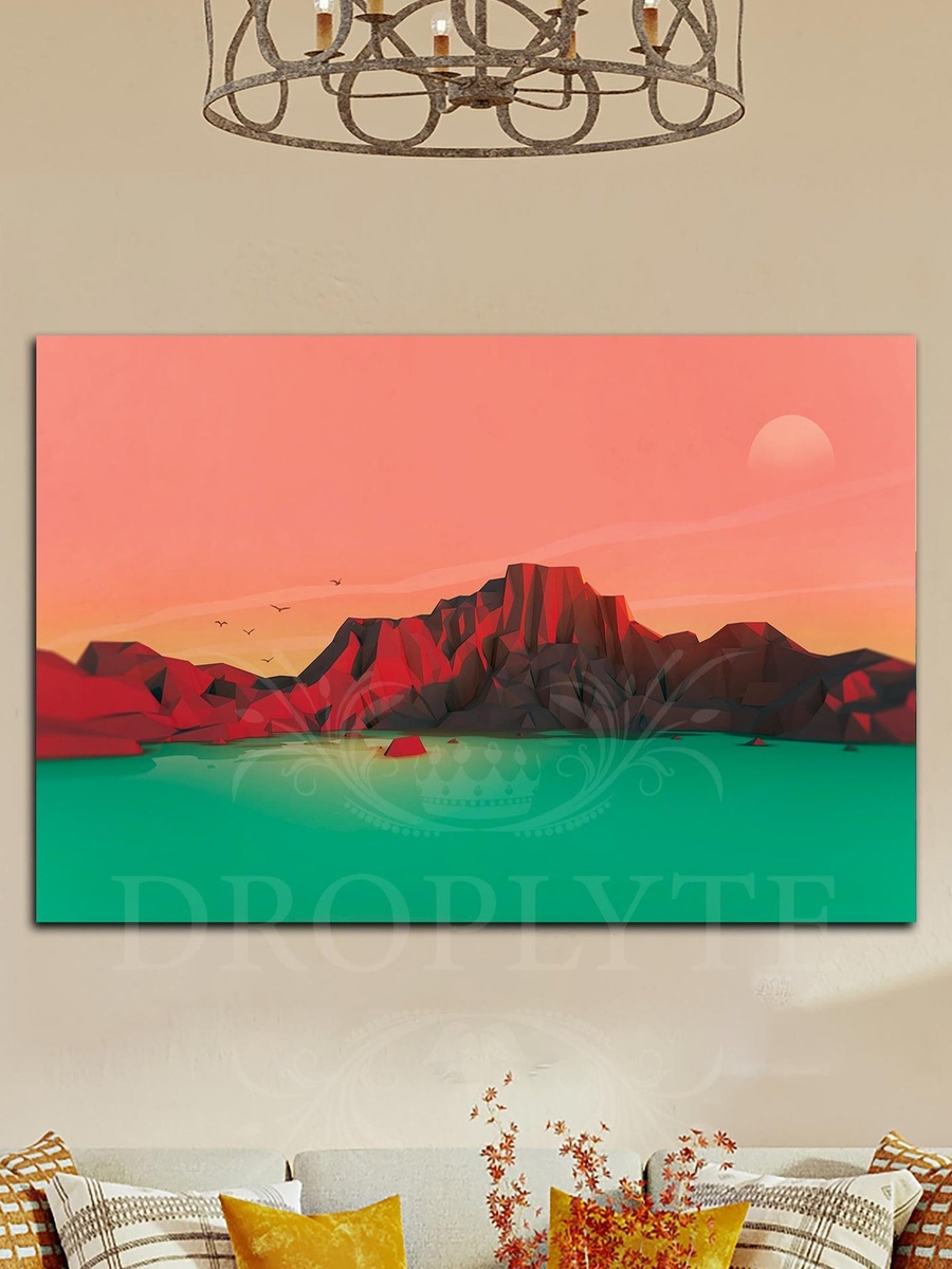 Beautiful Nature Wall Art Canvas with Wooden Frame, 60cm x 40cm