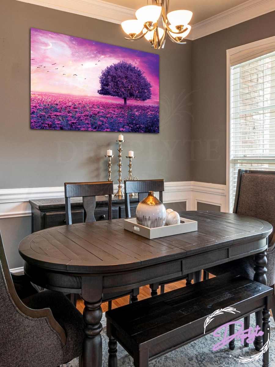 Beautiful Nature Wall Art Canvas with Wooden Frame, 60cm x 40cm