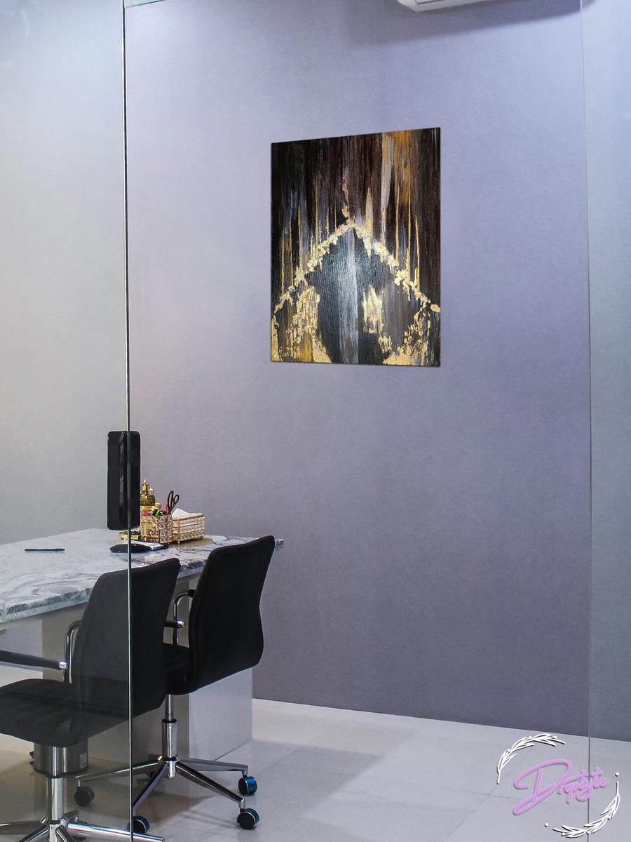 Multicolor Abstract Painting Decorative Wall Art, 40cm x 60cm