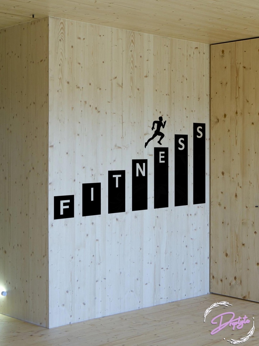 Fitness Quotes Wall Stickers