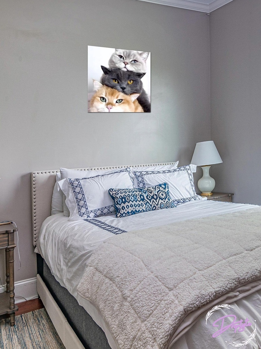 Framed Canvas Wall Art, 30cm x 30cm