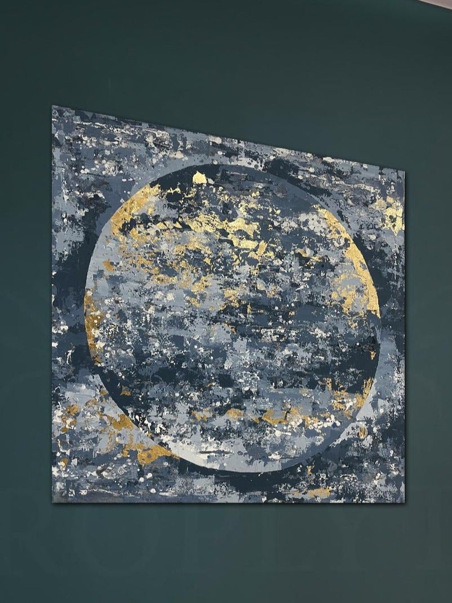 Multicolor Abstract Painting Decorative Wall Art, 50cm x 50cm