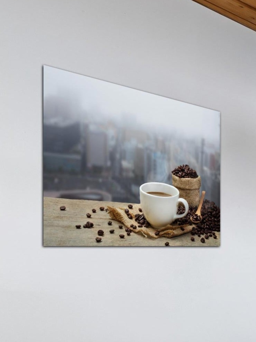Hot Coffee Cup Decorative Wall Art, 40cm x 30cm