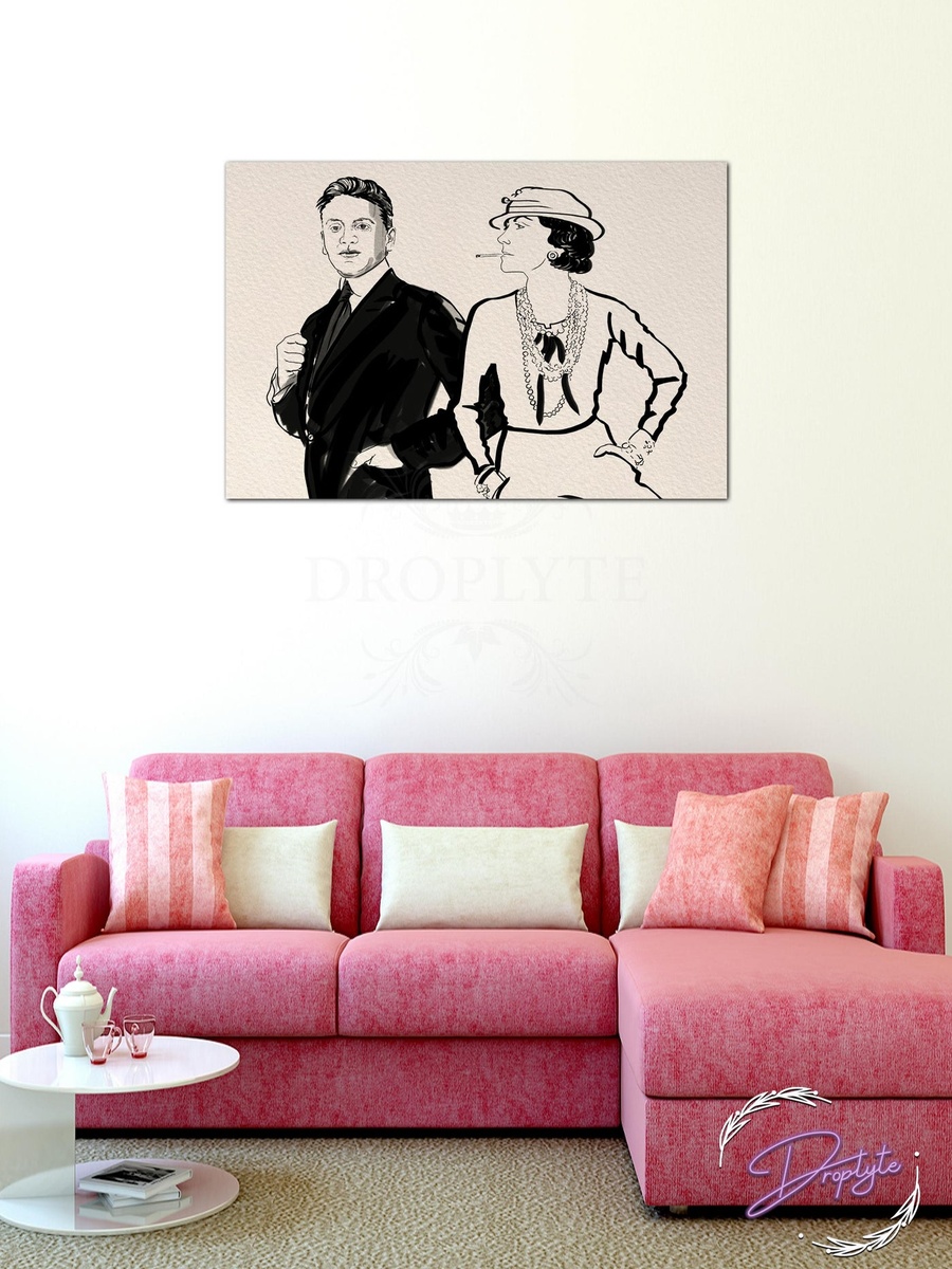 Beautiful Couple Decorative Wall Art, 60cm x 40cm