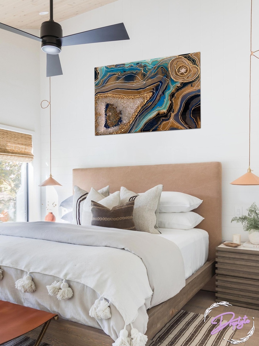Multicolor Abstract Painting Decorative Wall Art, 60cm x 40cm