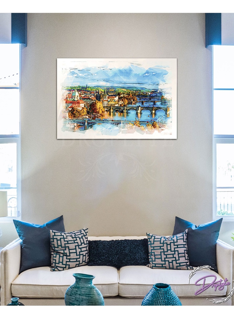 Beautiful Venice City View Painting Decorative Wall Art, 60cm x 40cm