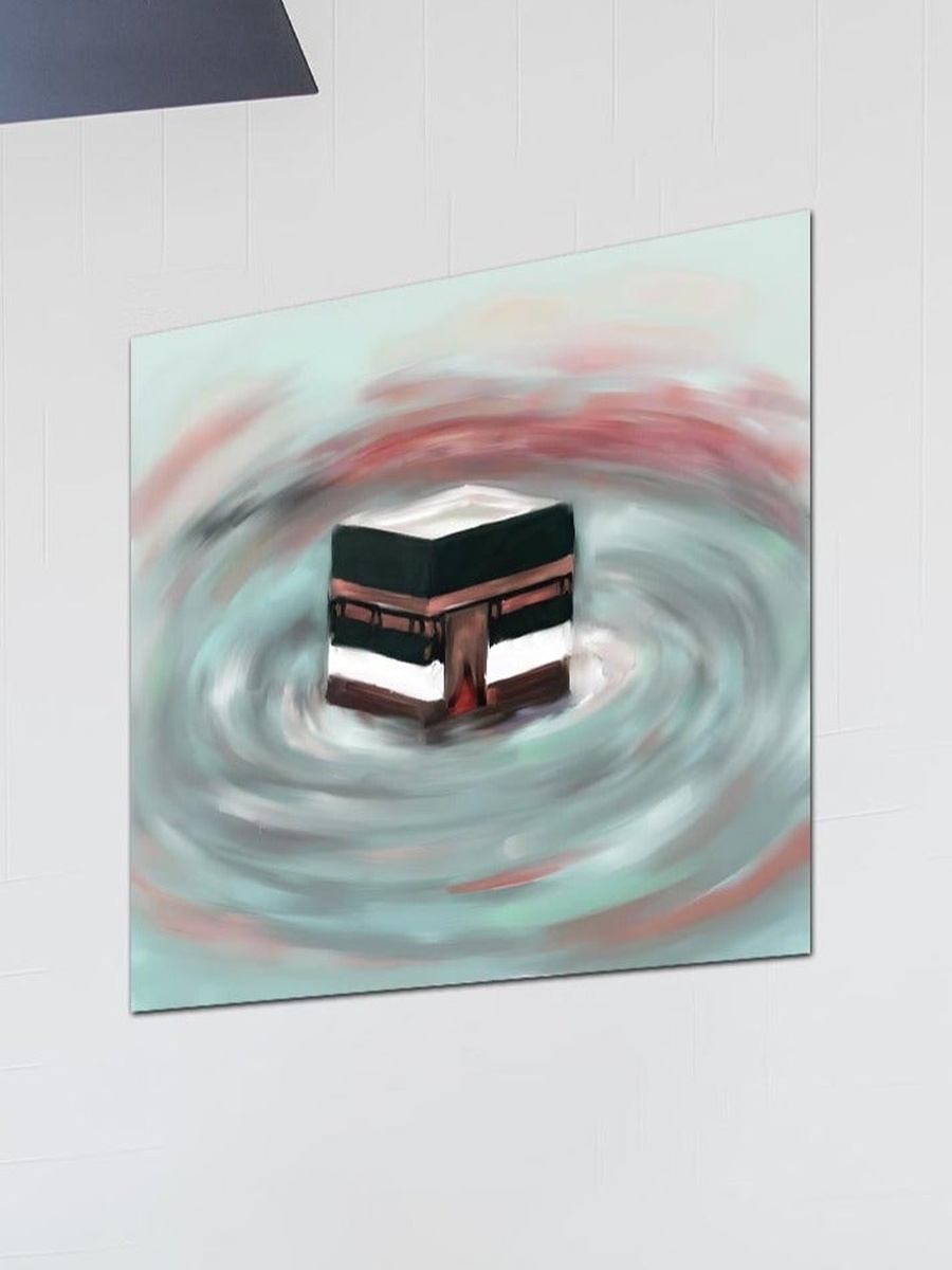 Kaabah Al-Haram Islamic Painting Decorative Wall Art, 30cm x 30cm
