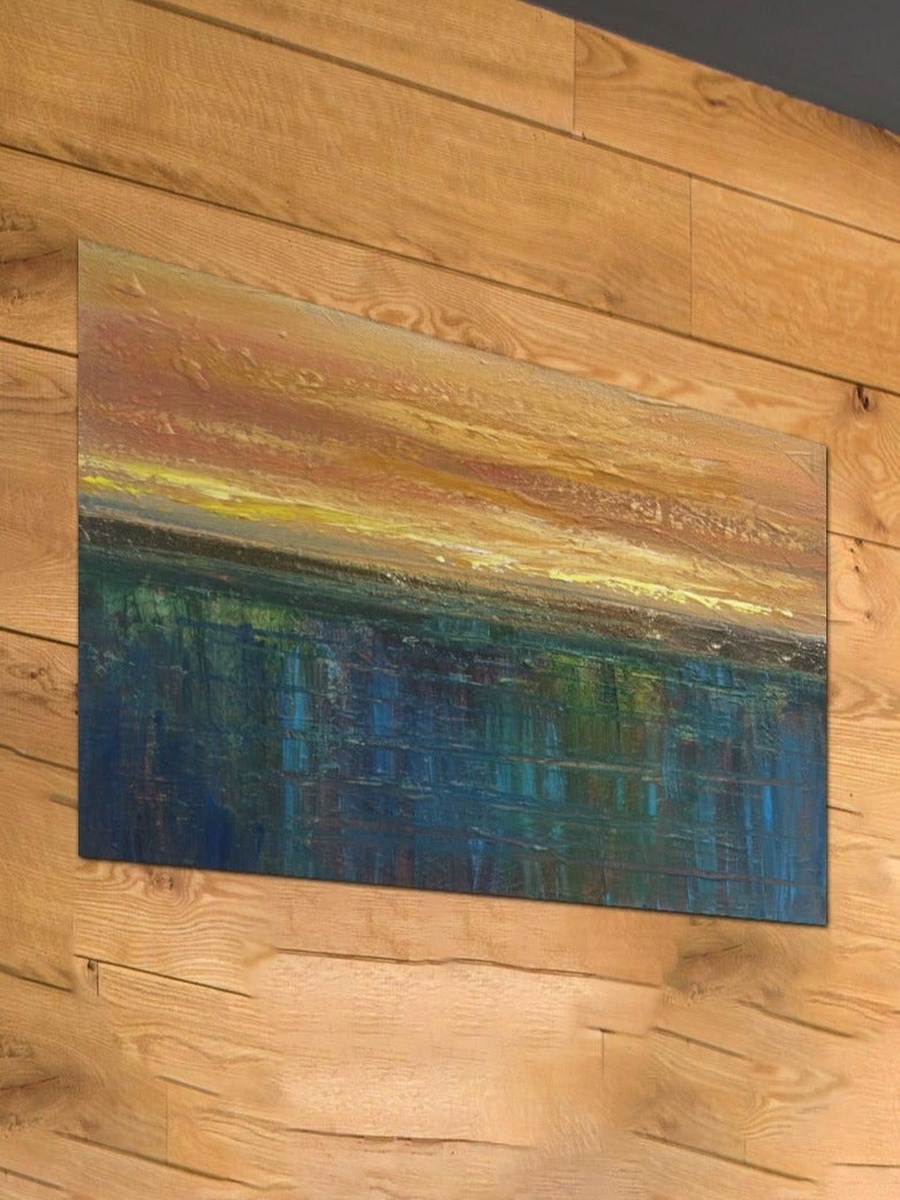 Multicolor Abstract Painting Decorative Wall Art, 60cm x 40cm