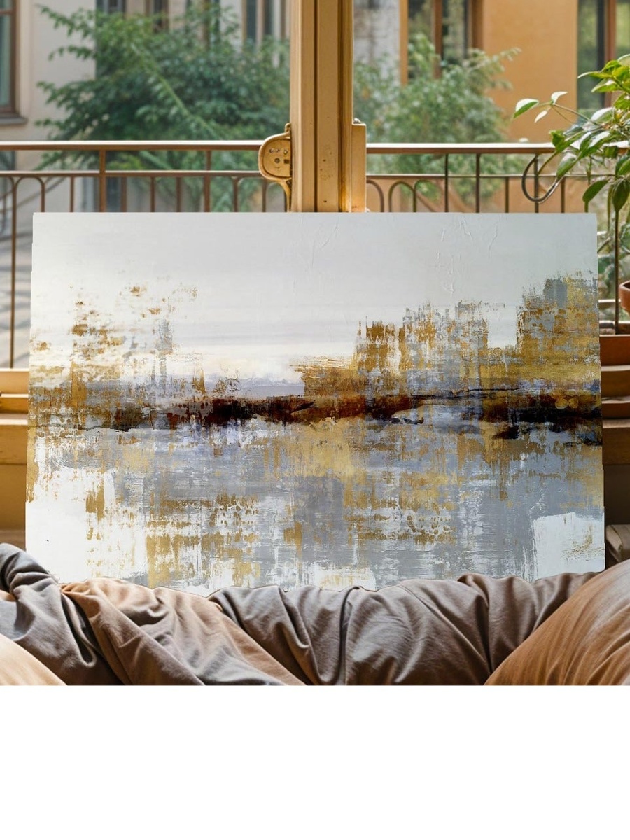 Abstract Painting Canvas Wall Art, 40cm x 30cm