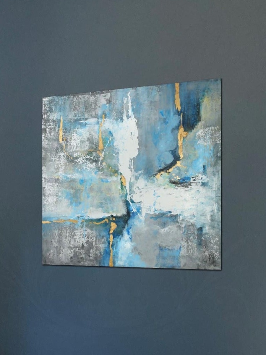 Multicolor Abstract Painting Decorative Wall Art, 50cm x 50cm