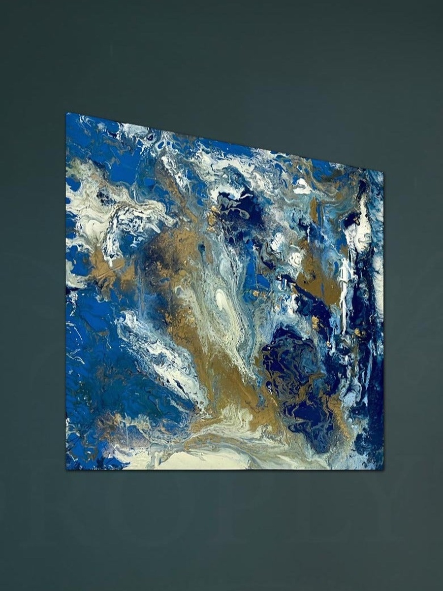 Multicolor Abstract Painting Decorative Wall Art, 50cm x 50cm
